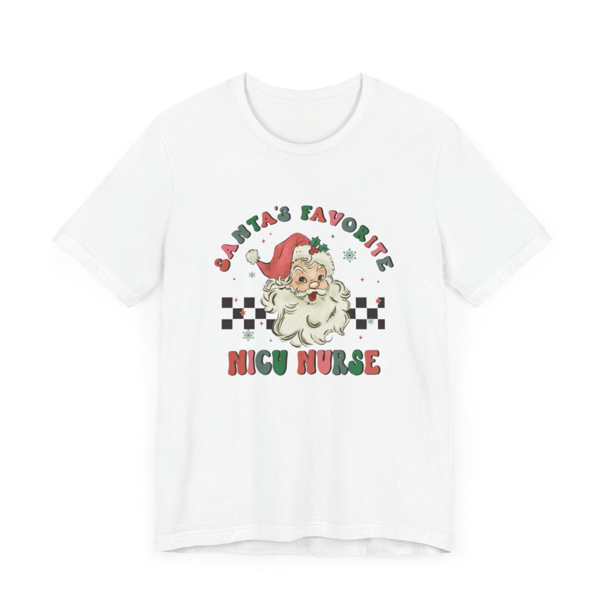 Santas Favorite NICU Nurse Short Sleeve Tee