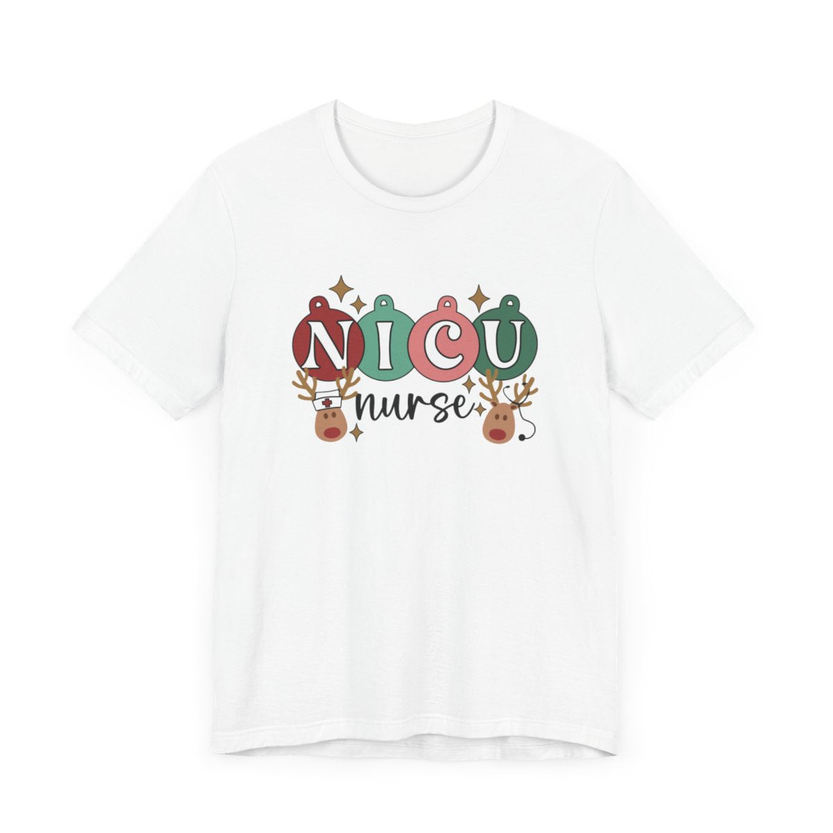NICU Reindeer Short Sleeve Tee