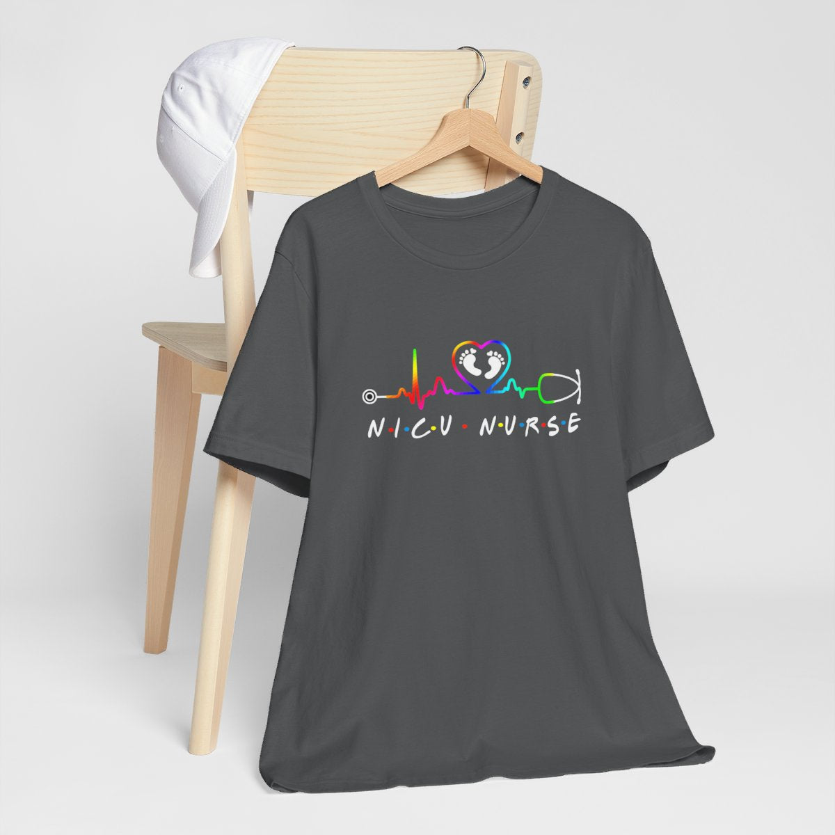 NICU Nurse Heartbeat Short Sleeve Tee