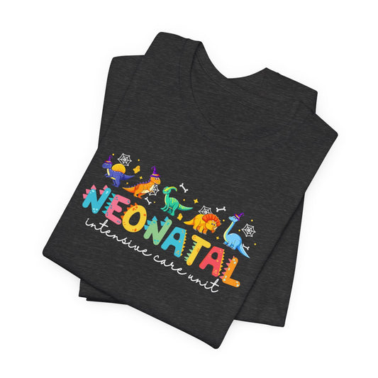 NICU Dino Boo Short Sleeve Tee