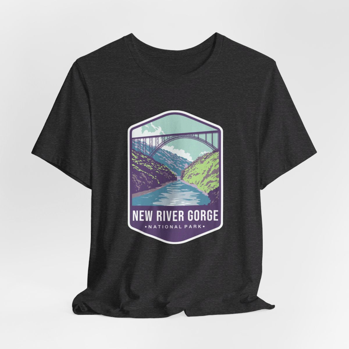 New River Gorge National Park Color Badge 01 Short Sleeve Tee