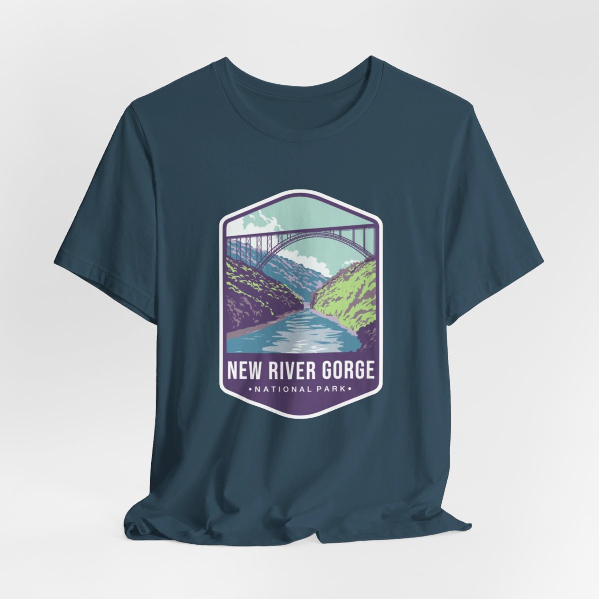 New River Gorge National Park Color Badge 01 Short Sleeve Tee