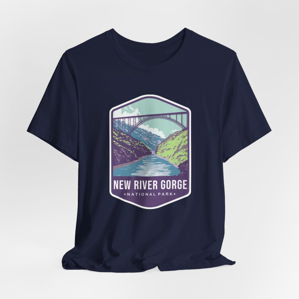 New River Gorge National Park Color Badge 01 Short Sleeve Tee