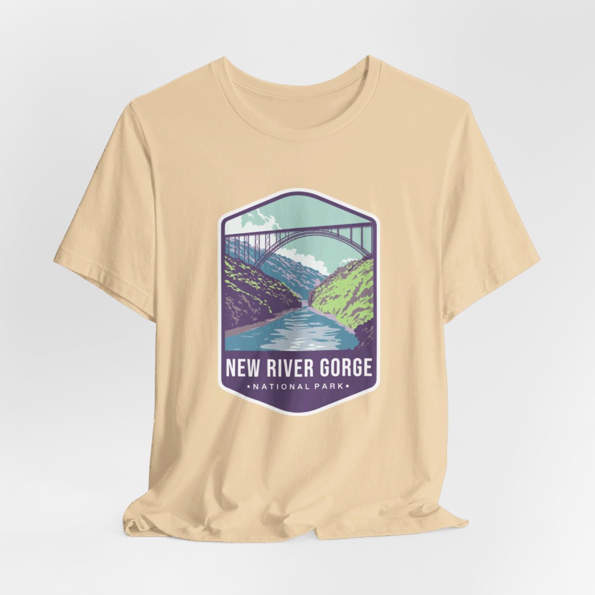 New River Gorge National Park Color Badge 01 Short Sleeve Tee