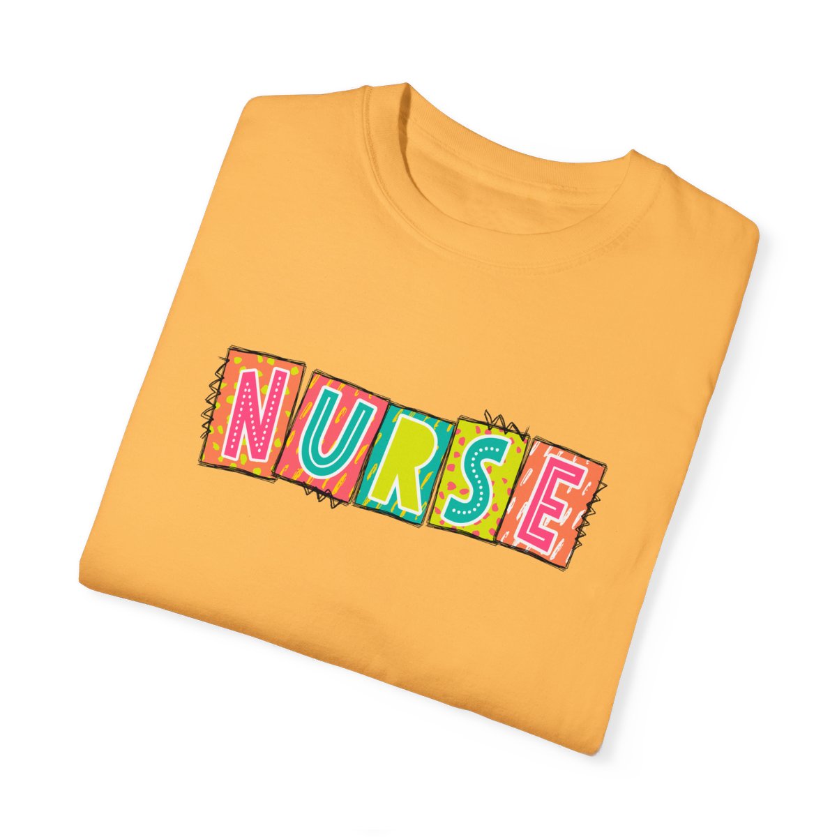 Nurse2 Neon Blocks Short Sleeve Tee