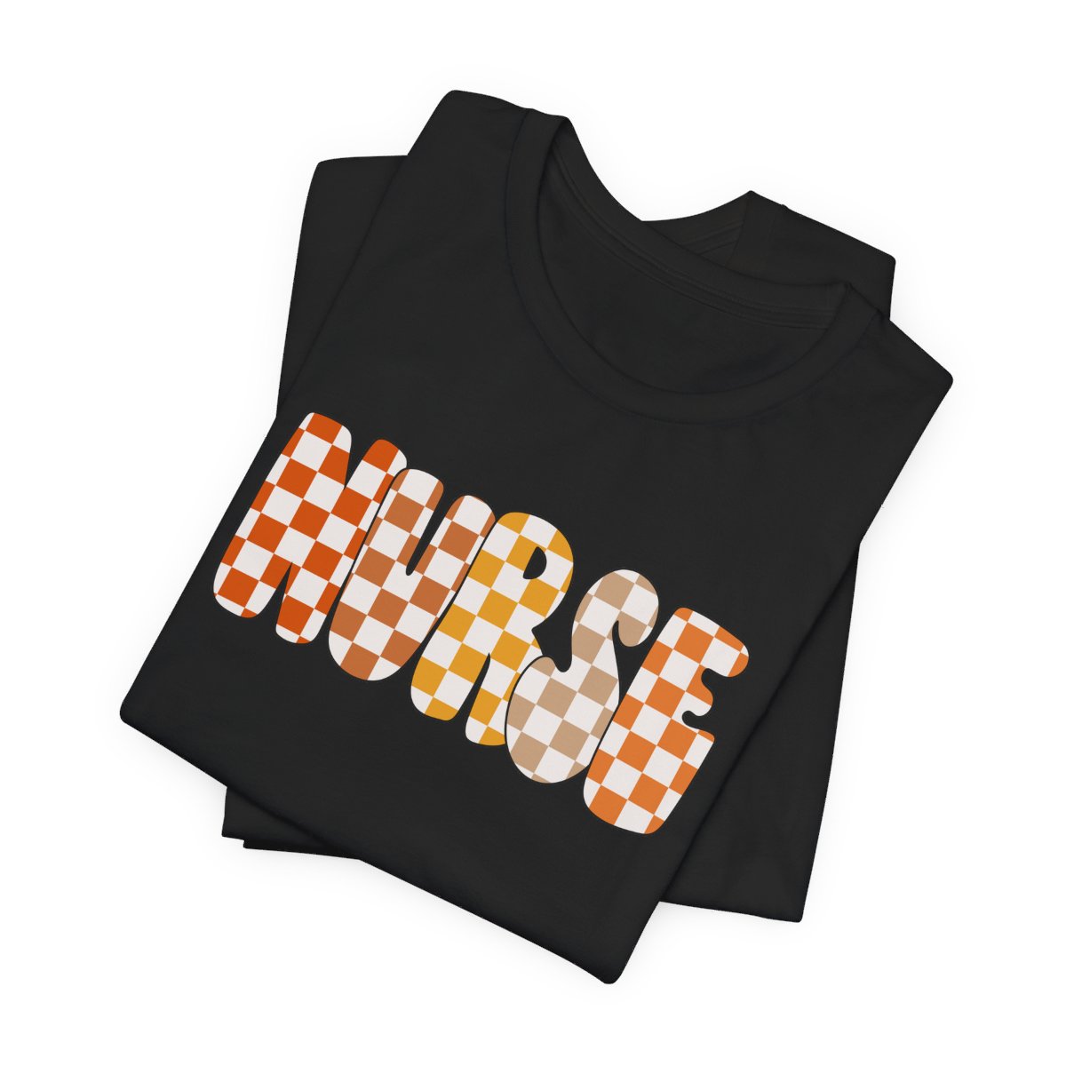 Nurse Checkered Fall Short Sleeve Tee