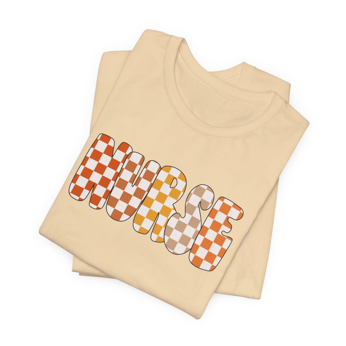 Nurse Checkered Fall Short Sleeve Tee