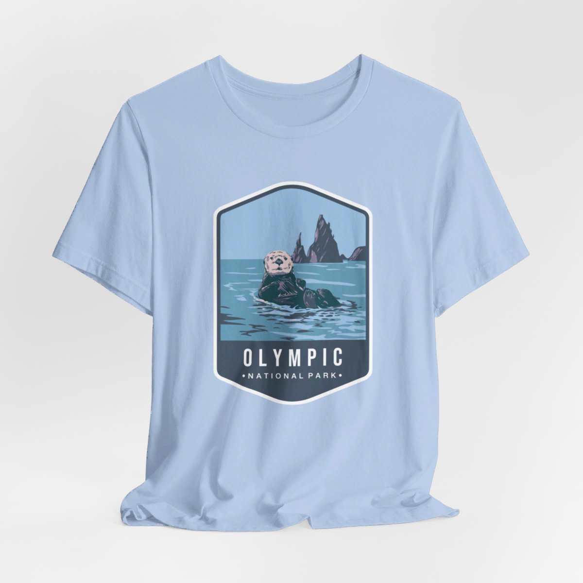 Olympic National Park National Park Color Badge 01 Short Sleeve Tee