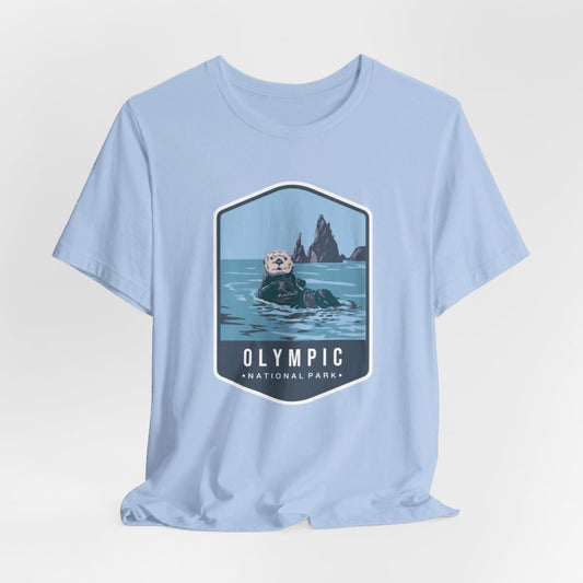 Olympic National Park National Park Color Badge 01 Short Sleeve Tee