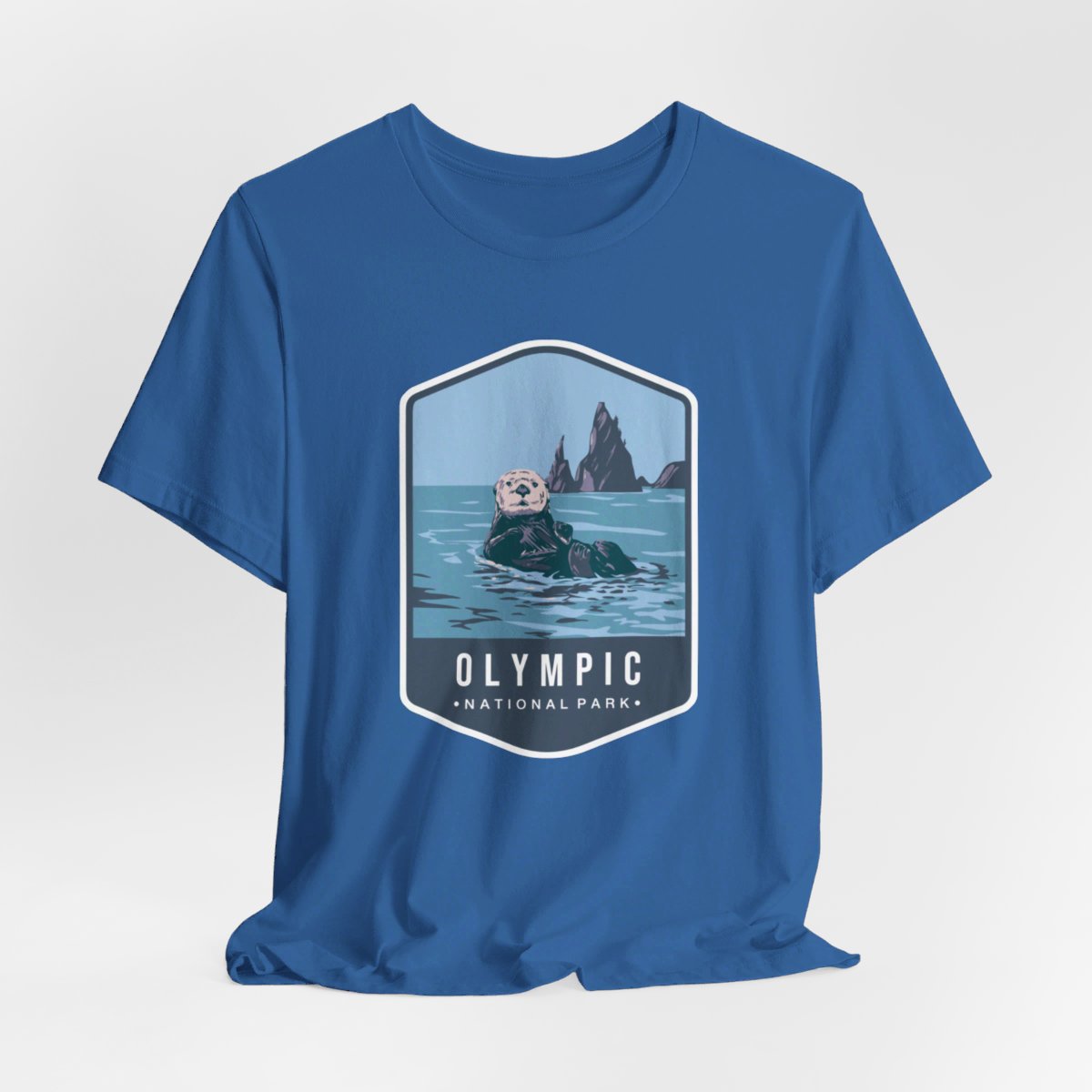 Olympic National Park National Park Color Badge 01 Short Sleeve Tee