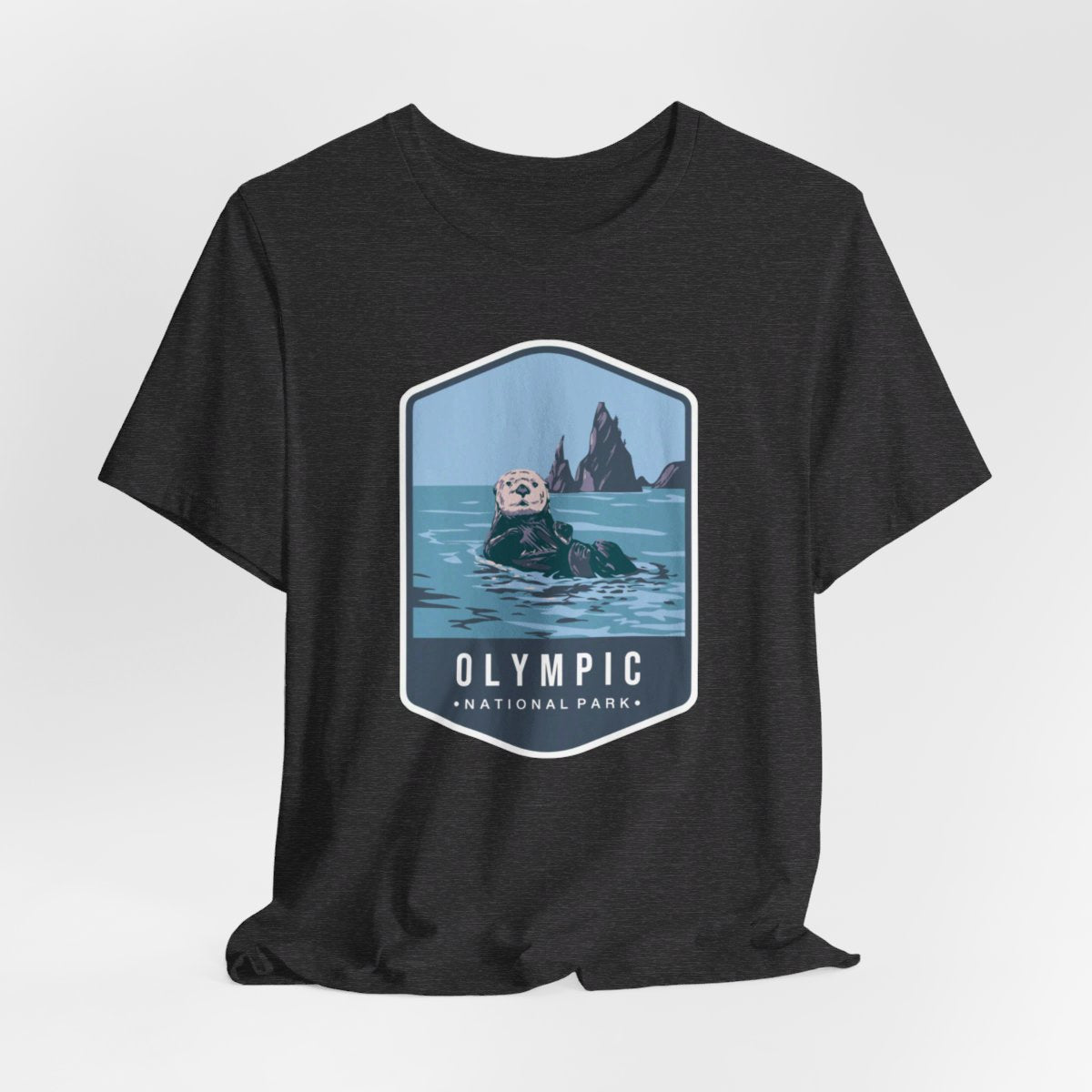 Olympic National Park National Park Color Badge 01 Short Sleeve Tee