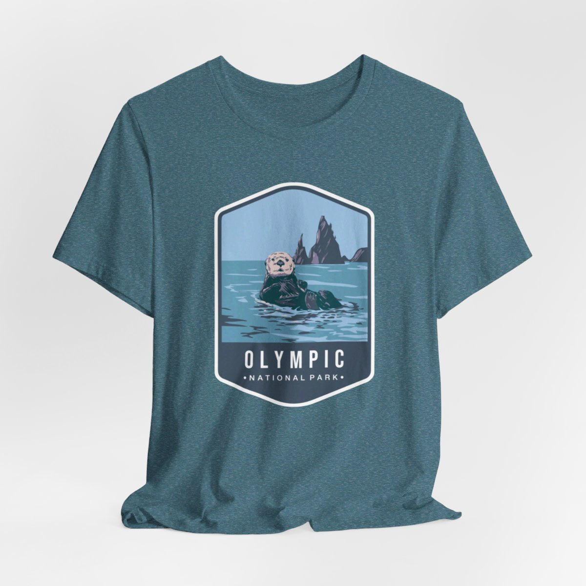 Olympic National Park National Park Color Badge 01 Short Sleeve Tee