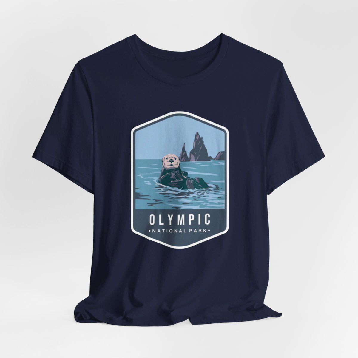Olympic National Park National Park Color Badge 01 Short Sleeve Tee