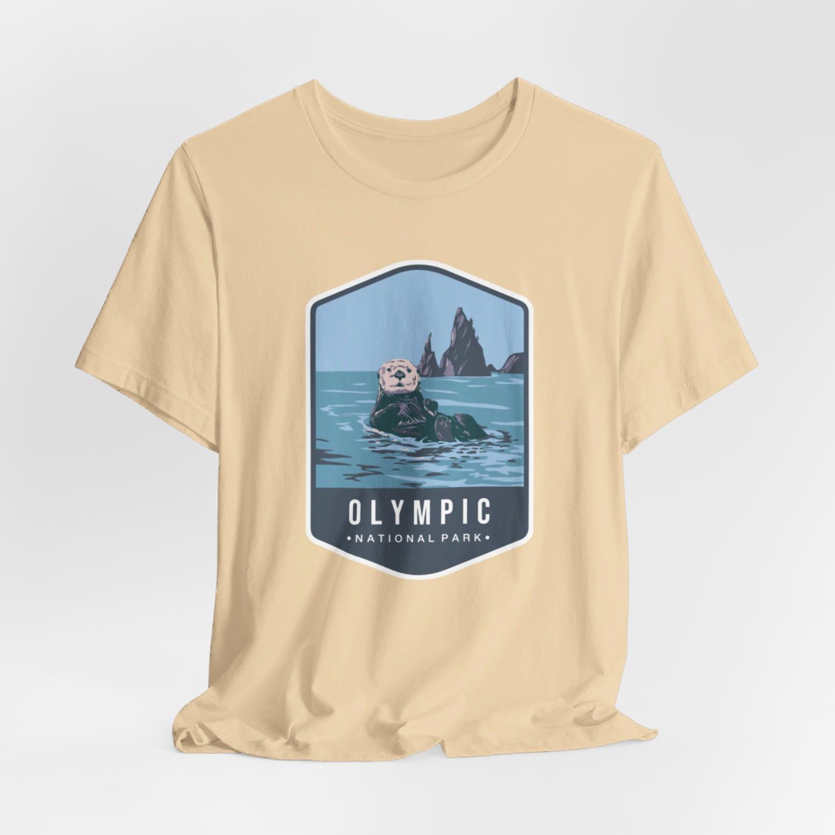 Olympic National Park National Park Color Badge 01 Short Sleeve Tee