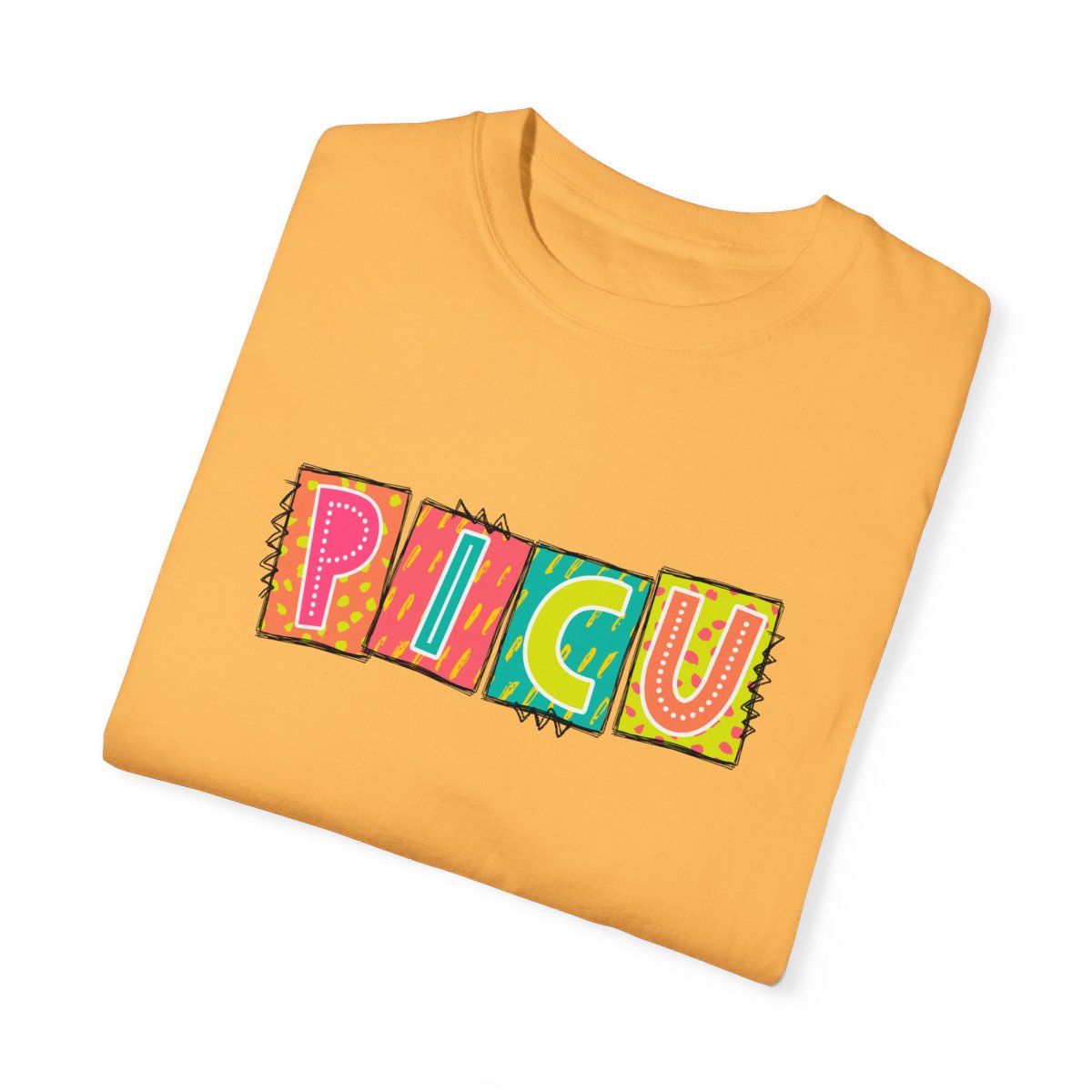 PICU Neon Blocks Short Sleeve Tee