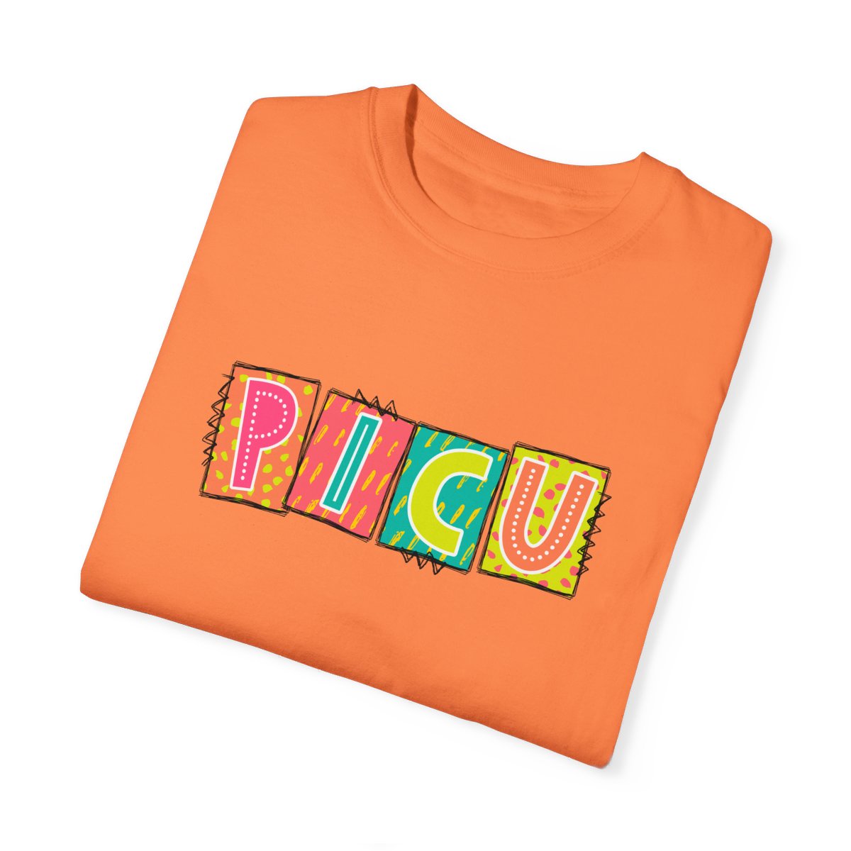 PICU Neon Blocks Short Sleeve Tee