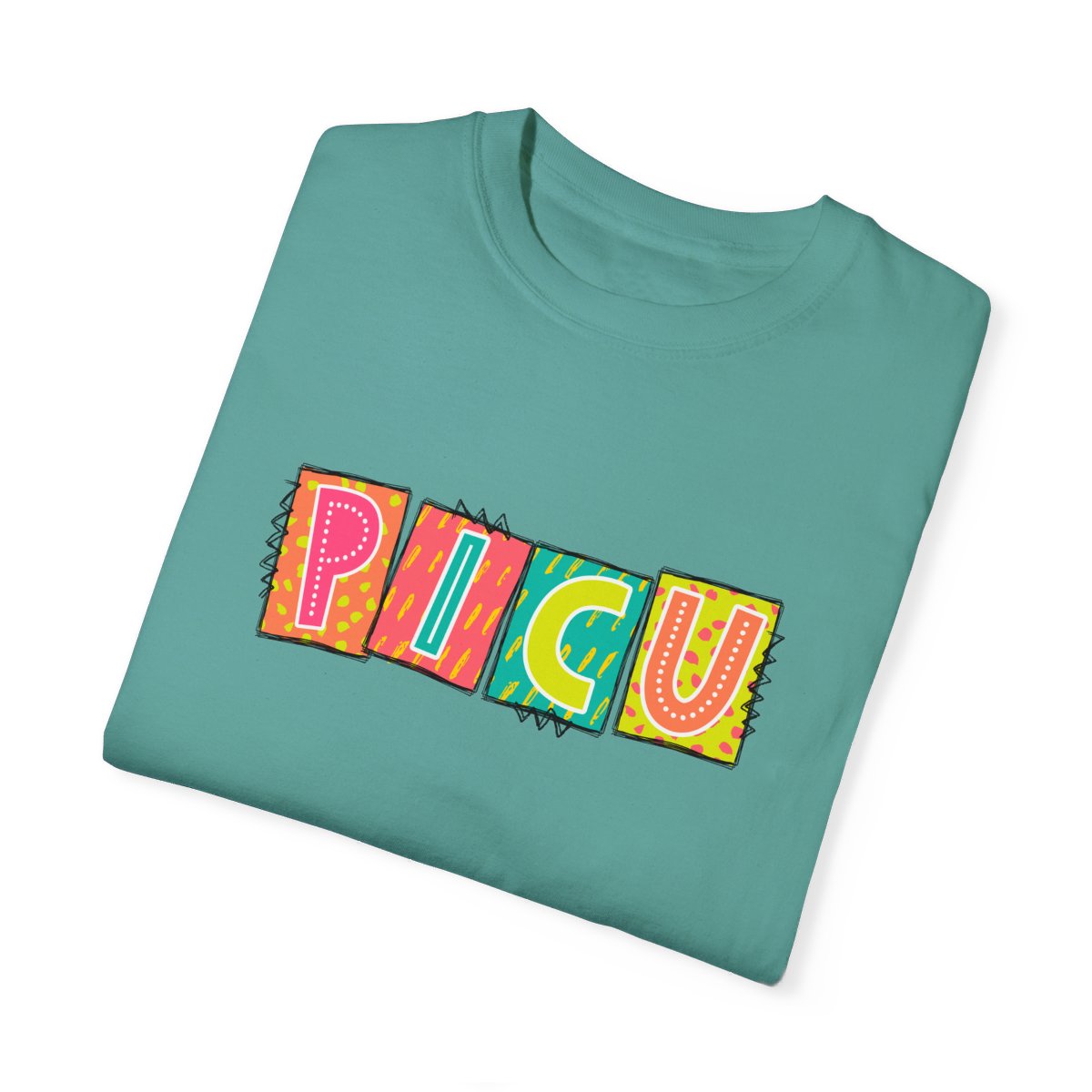 PICU Neon Blocks Short Sleeve Tee