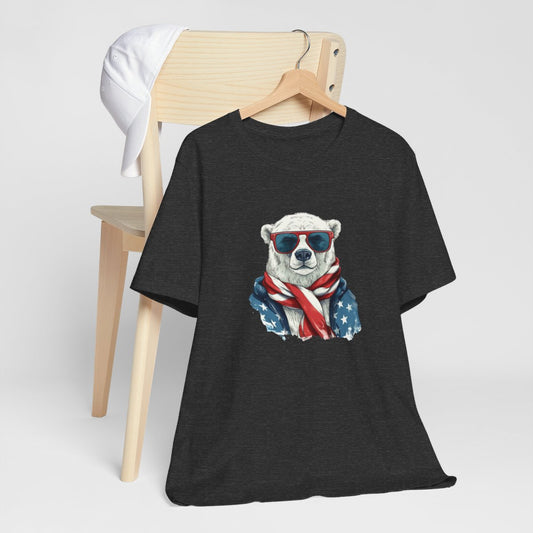 Patriotic Bear Short Sleeve Tee