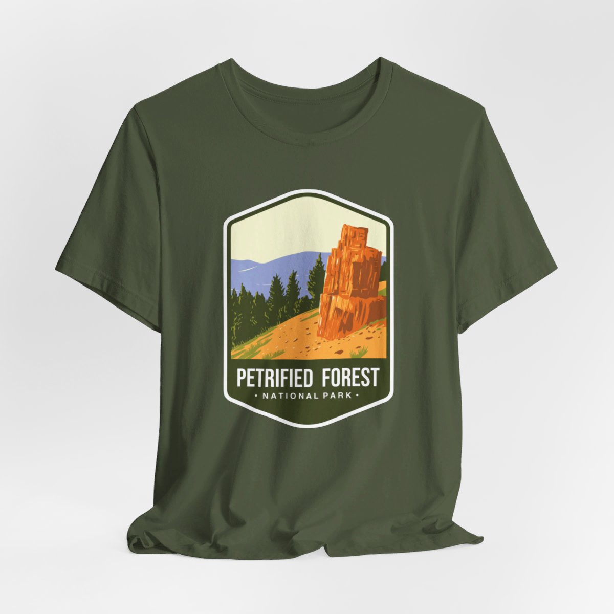 Petrified Forest National Park Color Badge 01 Short Sleeve Tee