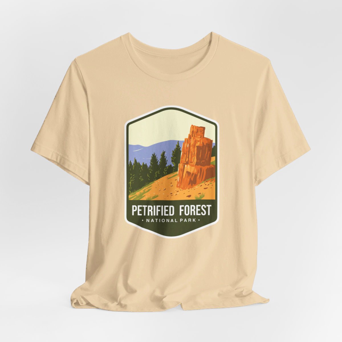 Petrified Forest National Park Color Badge 01 Short Sleeve Tee