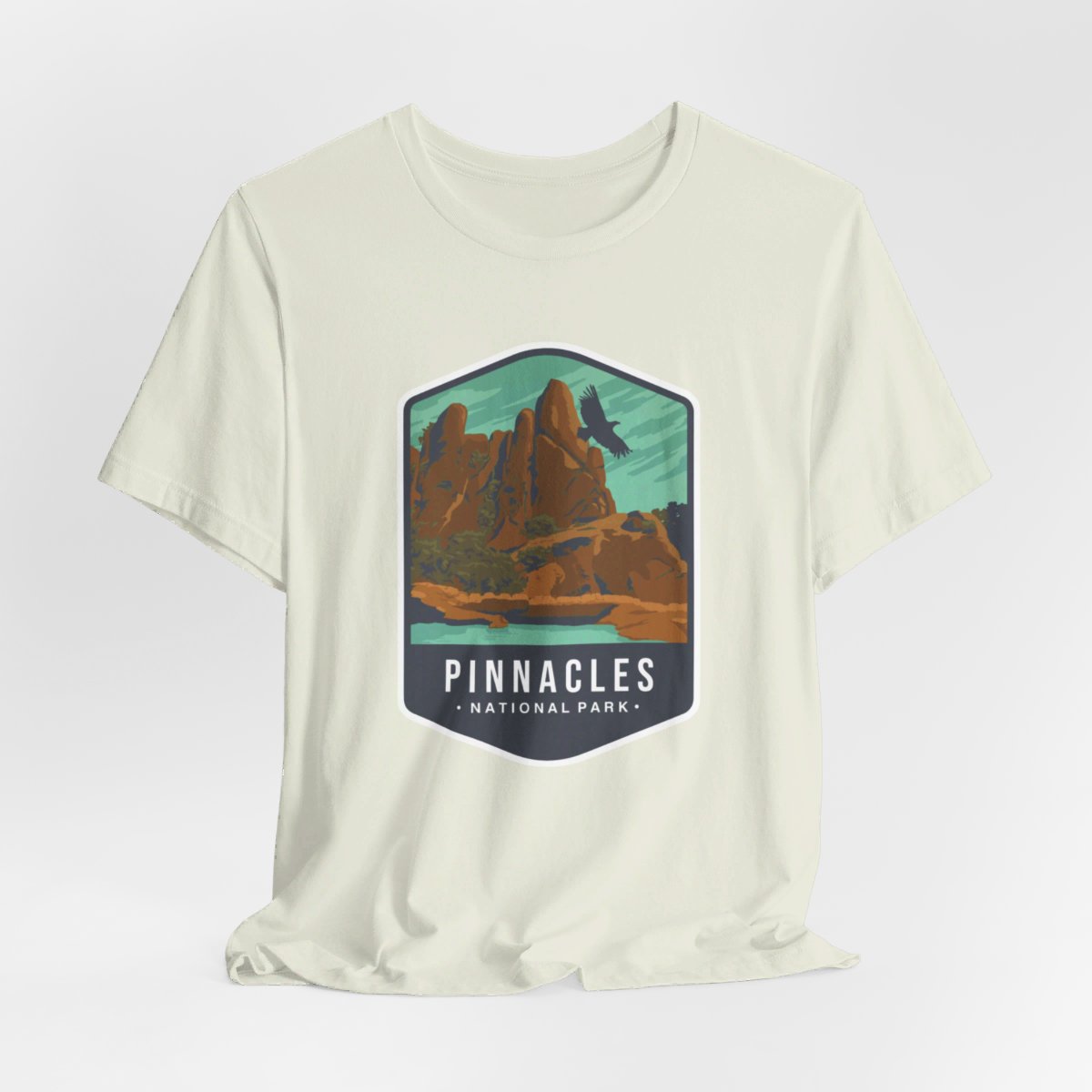 Pinnacles National Park Color Badge 01 Short Sleeve Tee