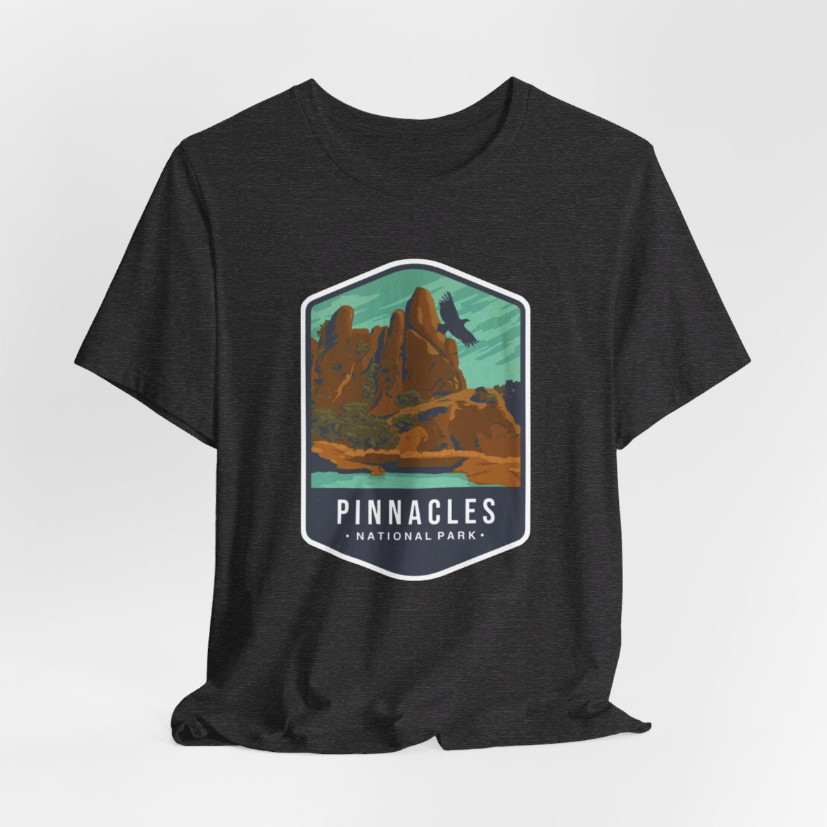 Pinnacles National Park Color Badge 01 Short Sleeve Tee
