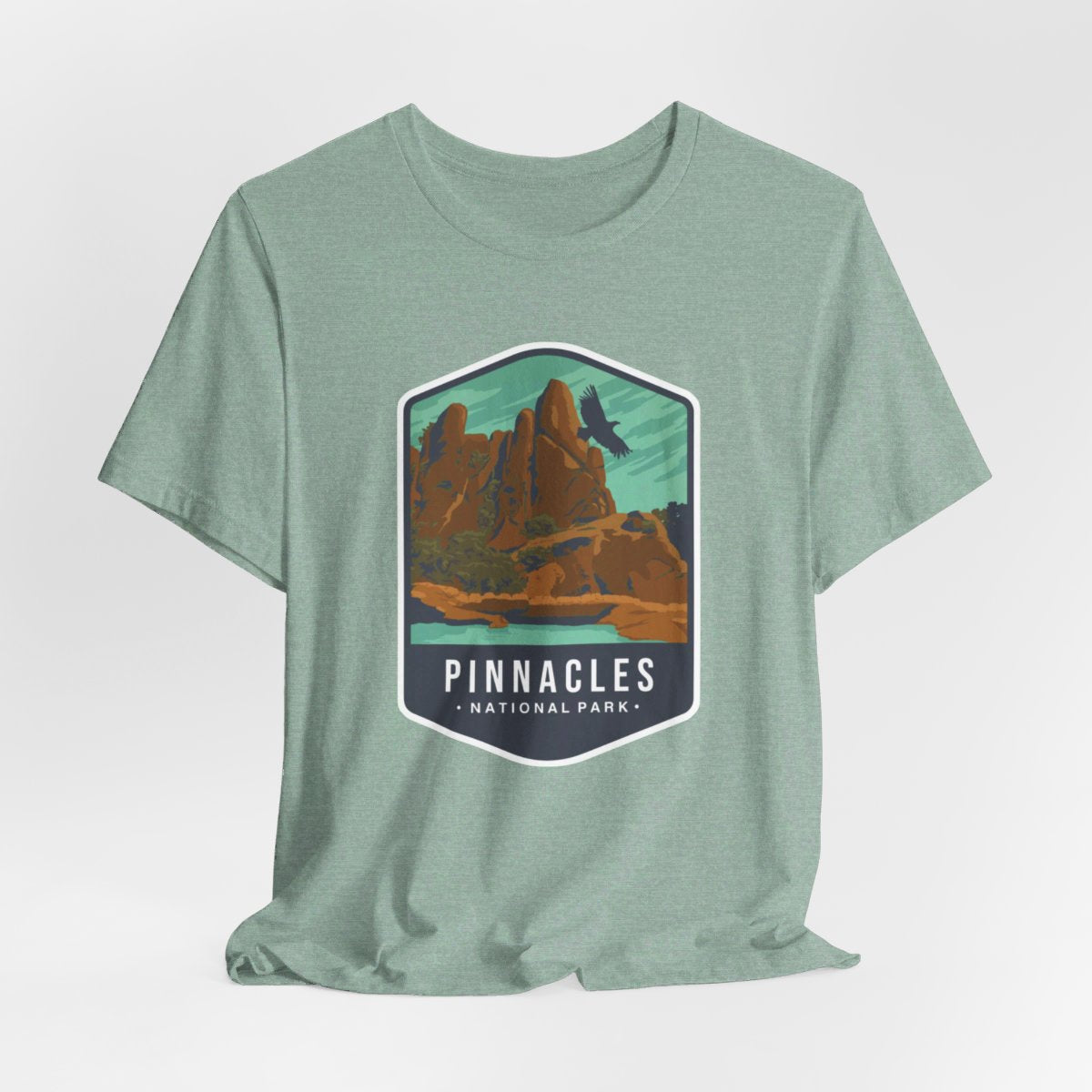 Pinnacles National Park Color Badge 01 Short Sleeve Tee