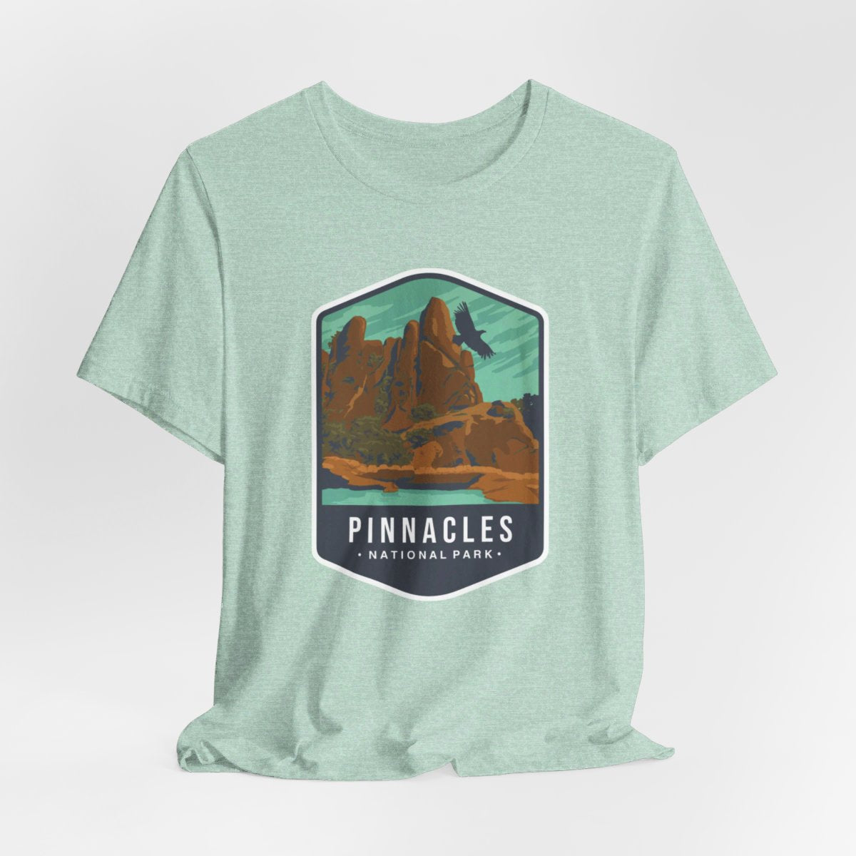 Pinnacles National Park Color Badge 01 Short Sleeve Tee