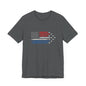 Red White and Blue Flyover Short Sleeve Tee