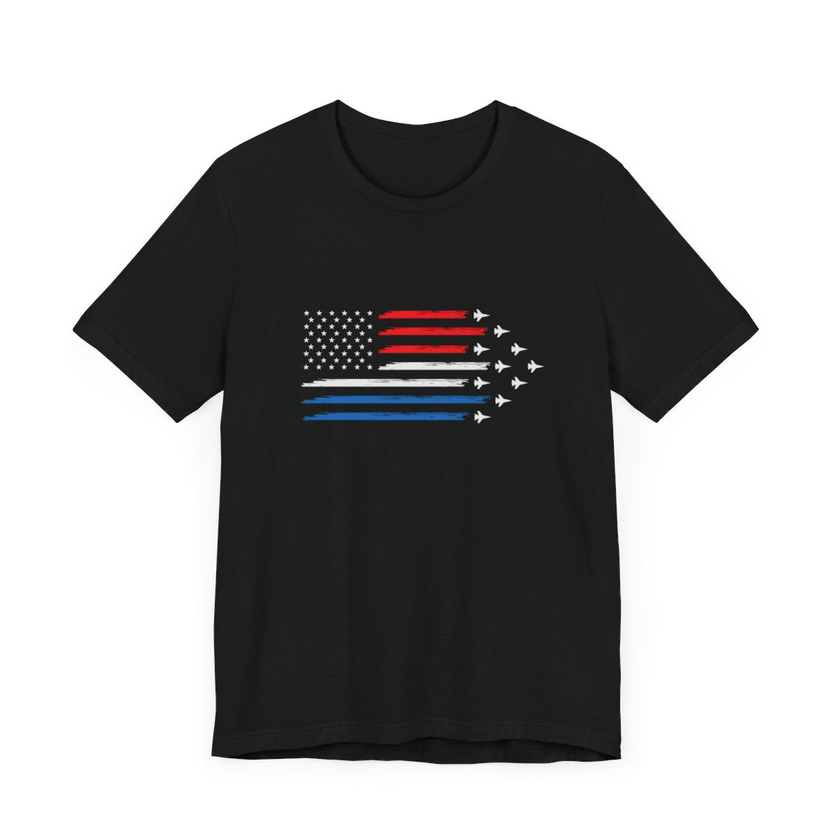 Red White and Blue Flyover Short Sleeve Tee