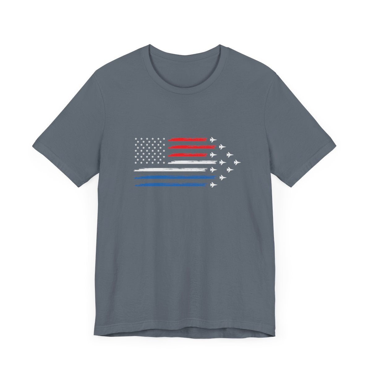Red White and Blue Flyover Short Sleeve Tee