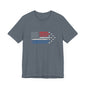 Red White and Blue Flyover Short Sleeve Tee