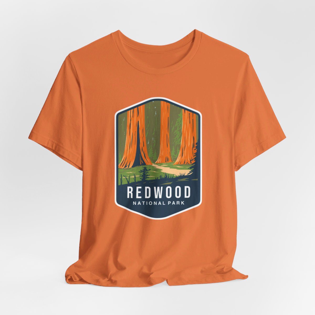 Redwood National Park Color Badge 01 Short Sleeve Tee