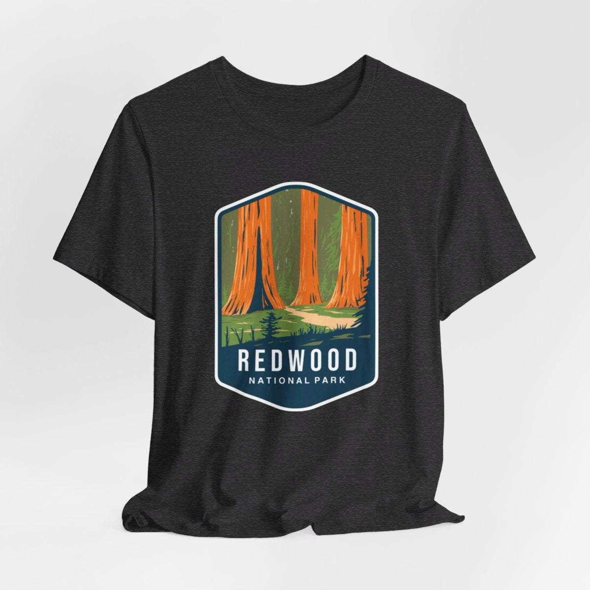 Redwood National Park Color Badge 01 Short Sleeve Tee