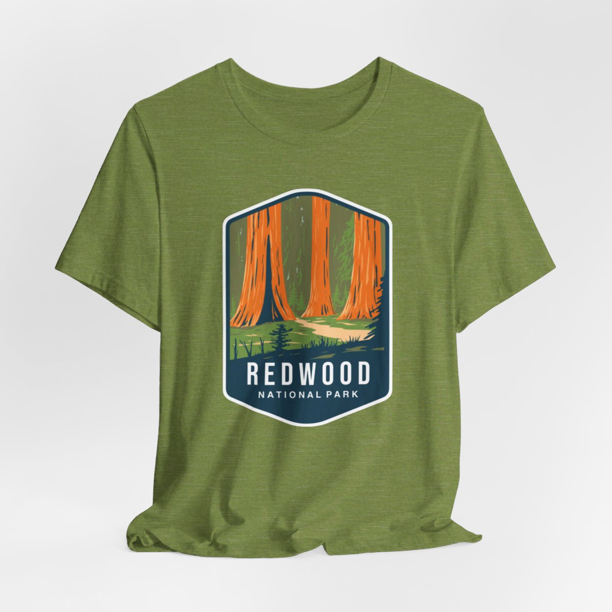 Redwood National Park Color Badge 01 Short Sleeve Tee