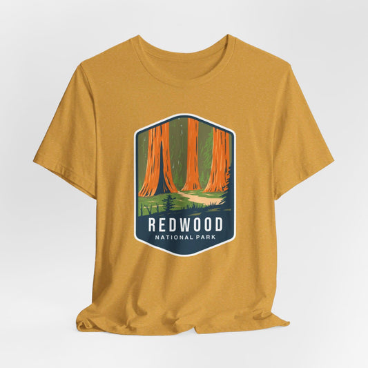 Redwood National Park Color Badge 01 Short Sleeve Tee