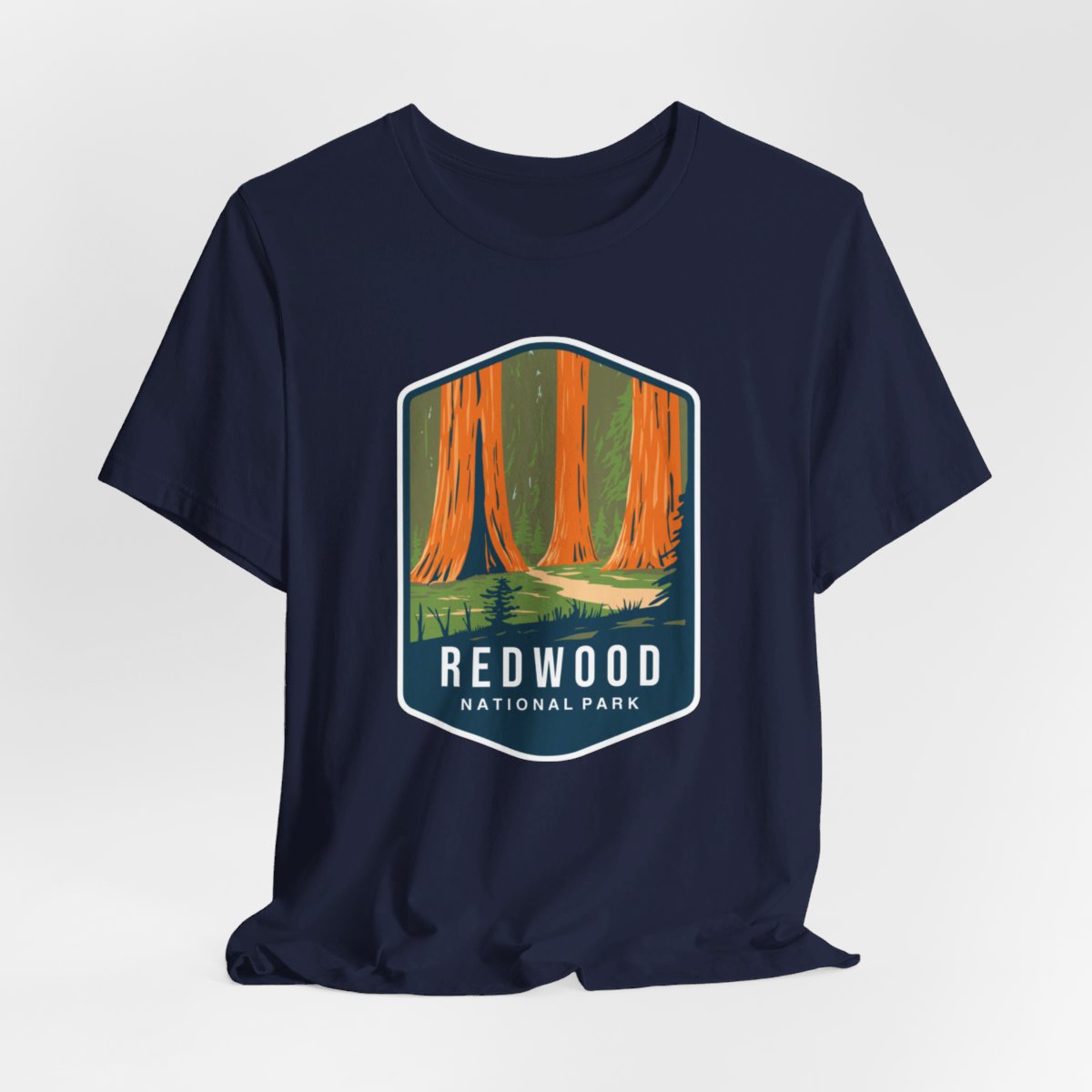 Redwood National Park Color Badge 01 Short Sleeve Tee
