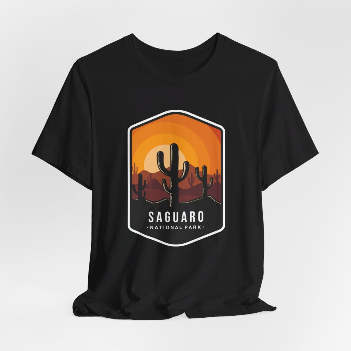 Saguaro National Park Color Badge 01 Short Sleeve Tee