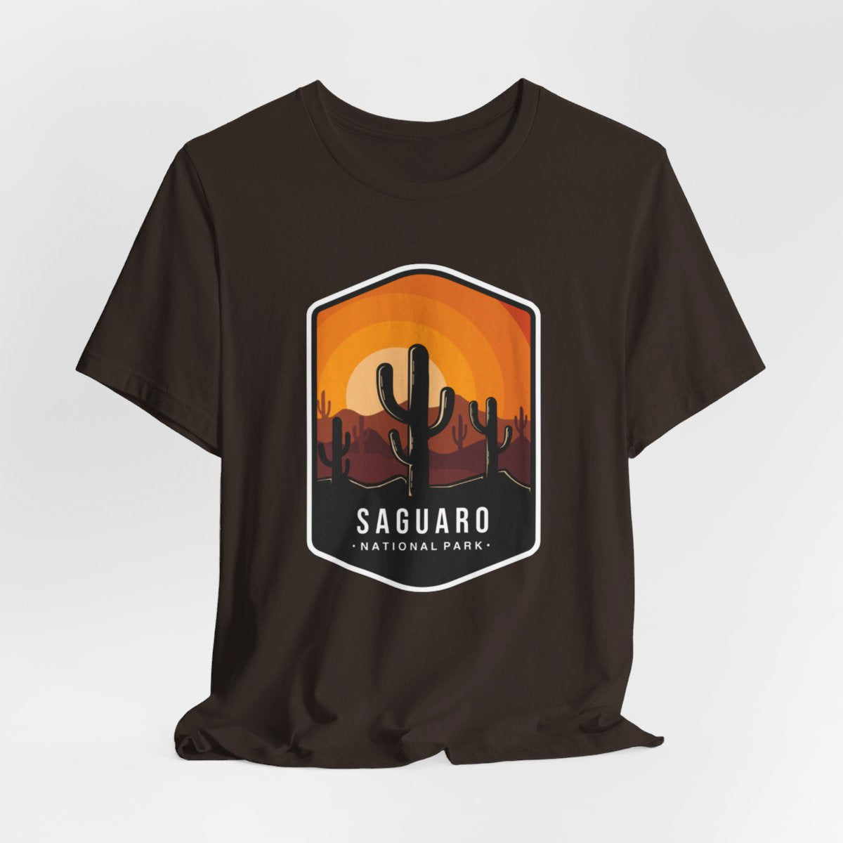 Saguaro National Park Color Badge 01 Short Sleeve Tee