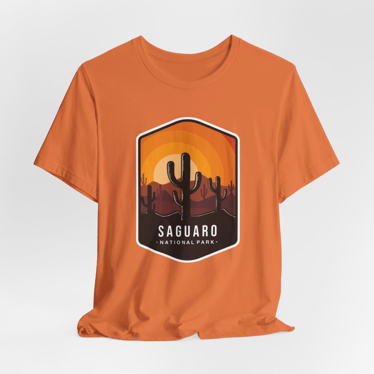 Saguaro National Park Color Badge 01 Short Sleeve Tee
