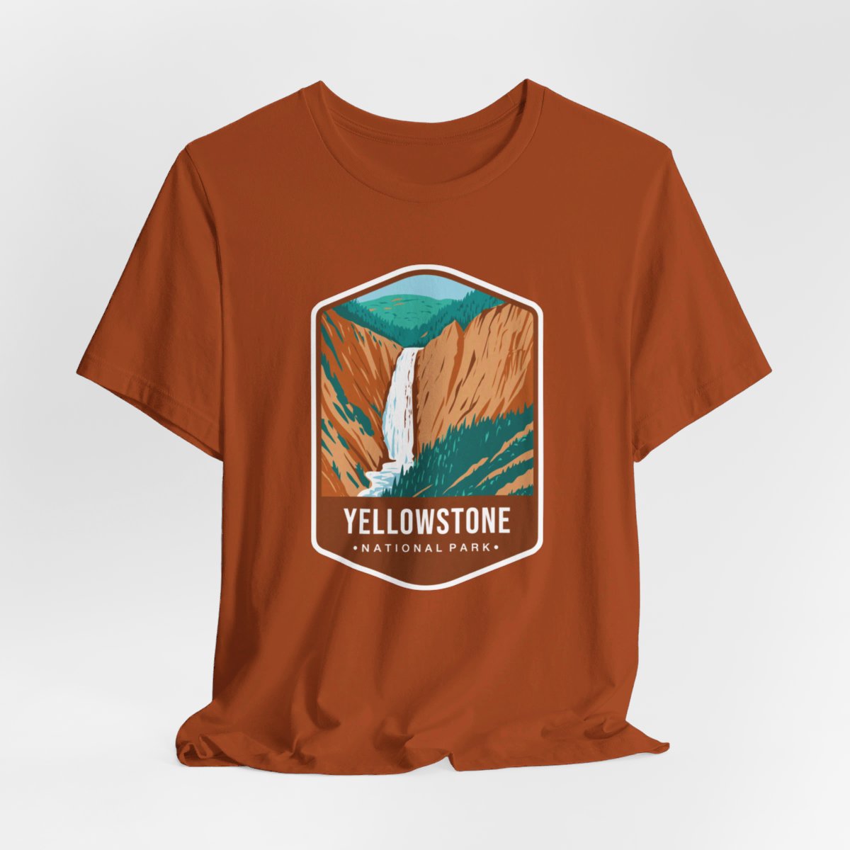 Yellowstone National Park Color Badge 01 Short Sleeve Tee
