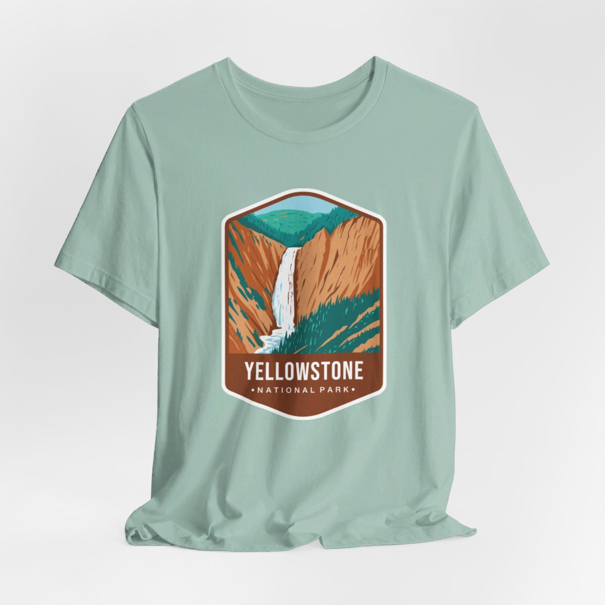 Yellowstone National Park Color Badge 01 Short Sleeve Tee