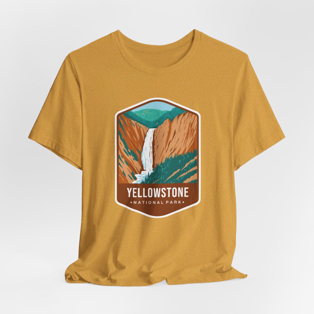 Yellowstone National Park Color Badge 01 Short Sleeve Tee