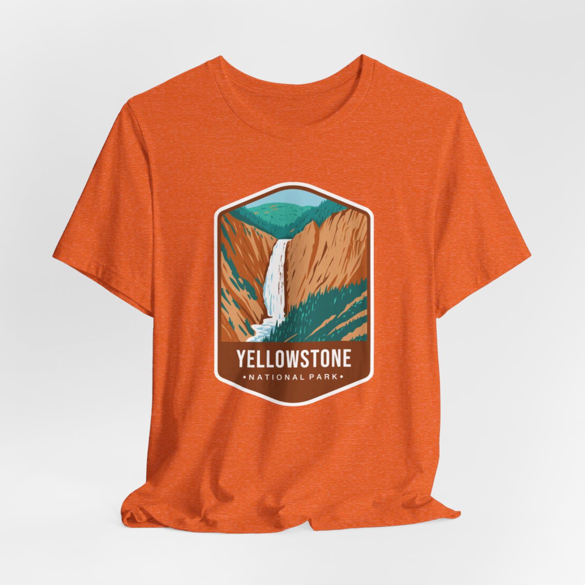 Yellowstone National Park Color Badge 01 Short Sleeve Tee