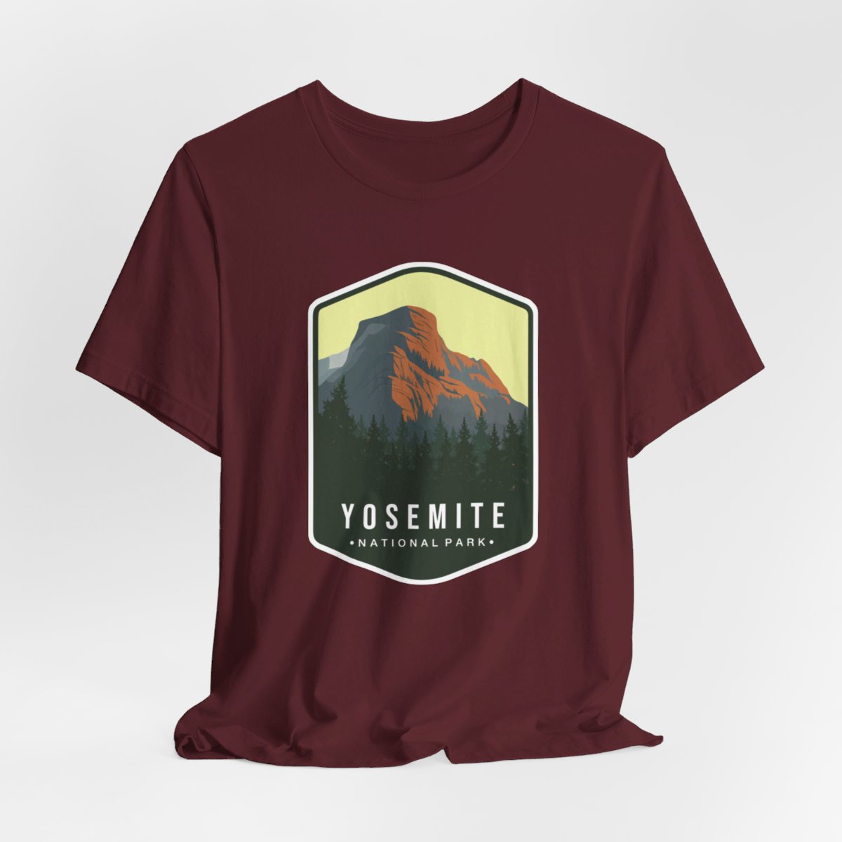 Yosmite National Park Color Badge 01 Short Sleeve Tee