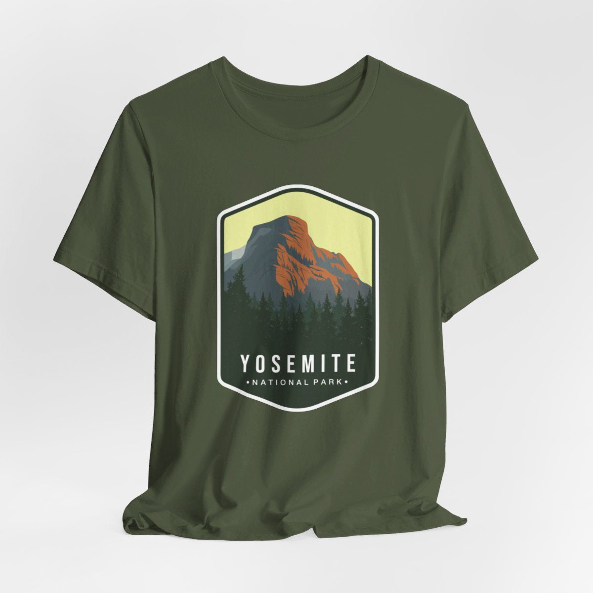 Yosmite National Park Color Badge 01 Short Sleeve Tee