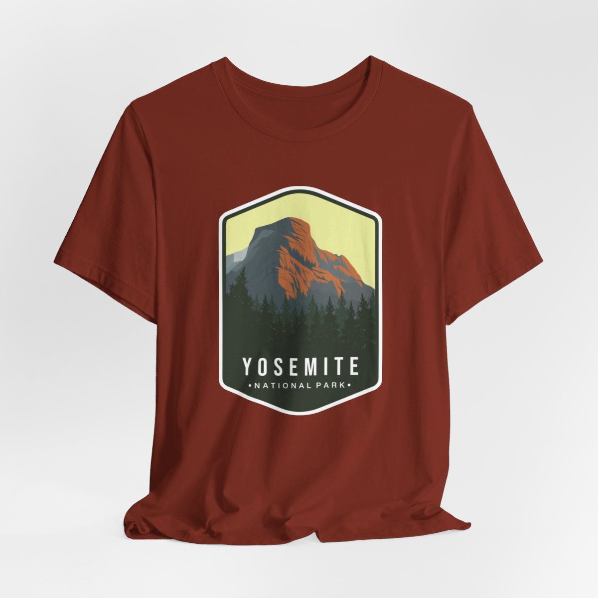 Yosmite National Park Color Badge 01 Short Sleeve Tee