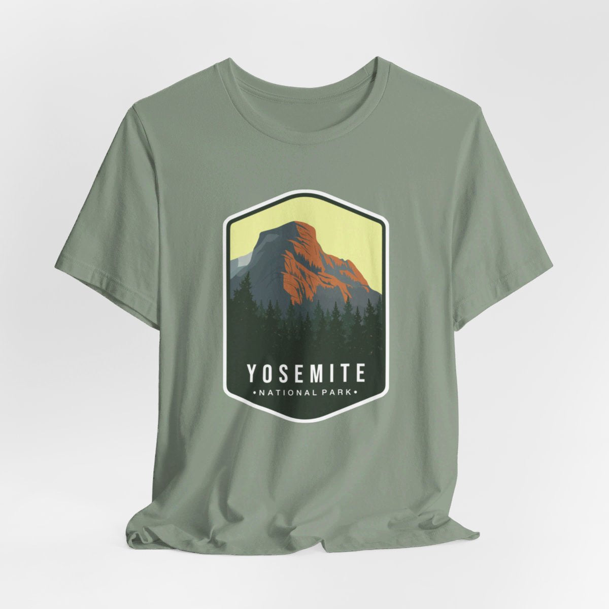 Yosmite National Park Color Badge 01 Short Sleeve Tee