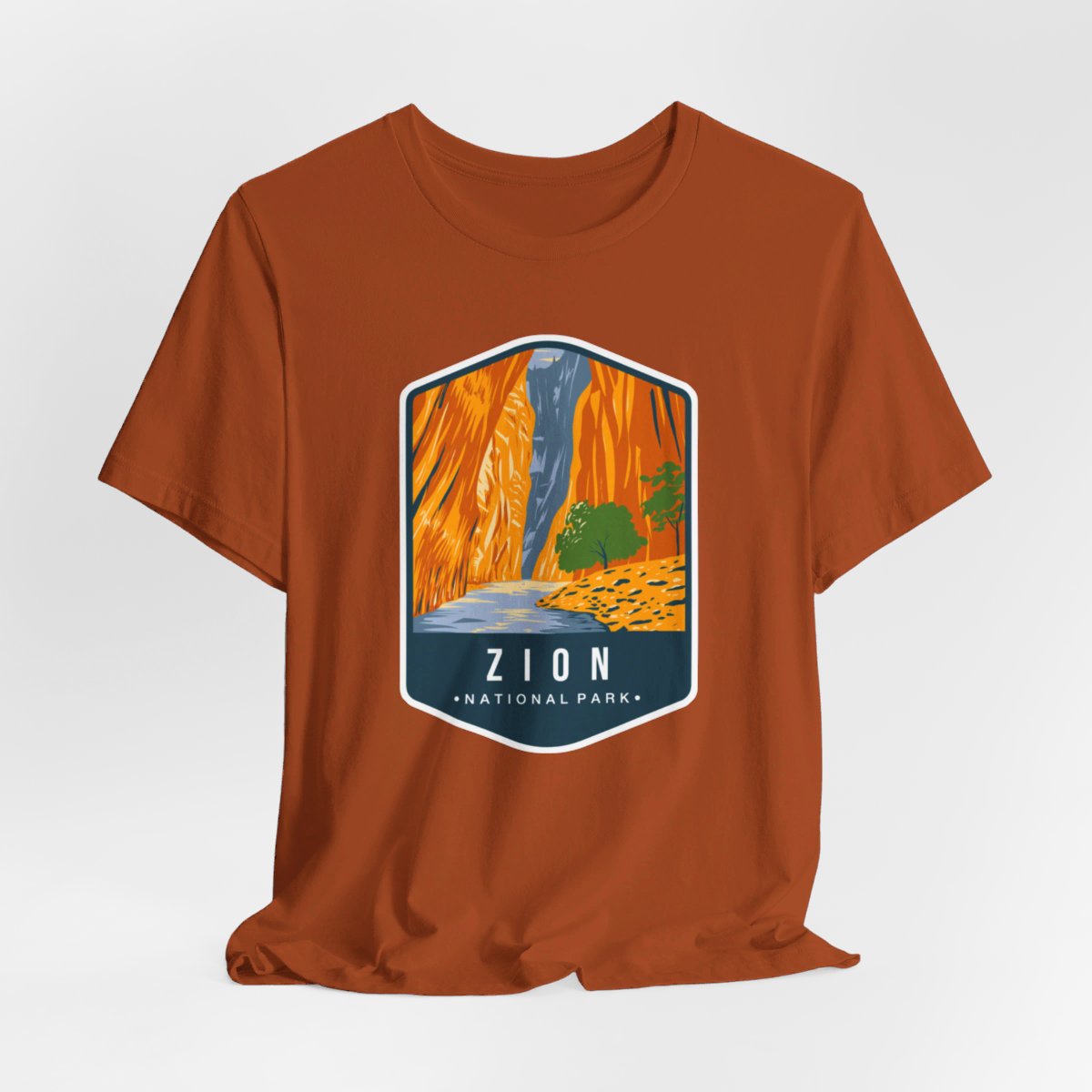 Zion National Park Color Badge 01 Short Sleeve Tee
