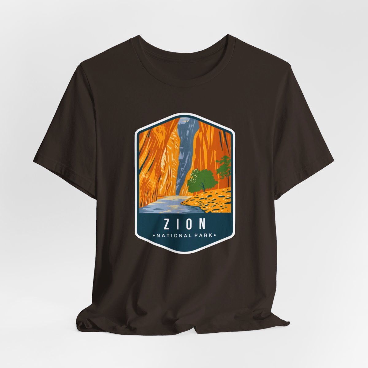 Zion National Park Color Badge 01 Short Sleeve Tee